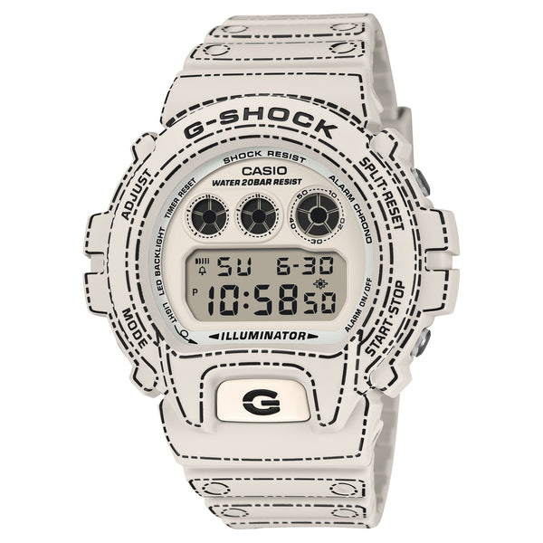 DW-6900RGM Reloj G-Shock Hombre Resina Blanco - Reloj original en Guatemala