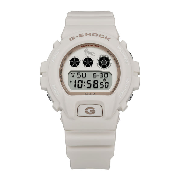 DW-6900SHB Reloj G-Shock DW-6900 Unisex Resina Blanco Hueso - Vista lateral