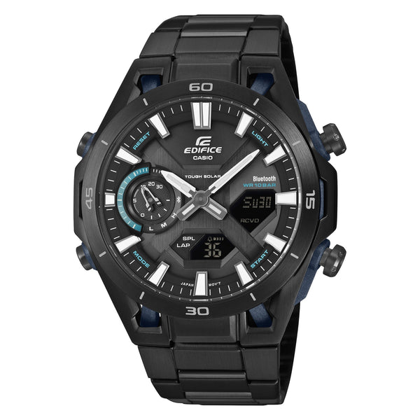 2300DC-1A Reloj Edifice Hombre Correa Acero Negro - Reloj original en Guatemala