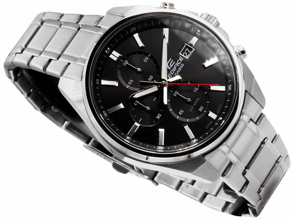 610D Reloj Edifice Hombre Brazalete de Acero Esfera - Vista lateral