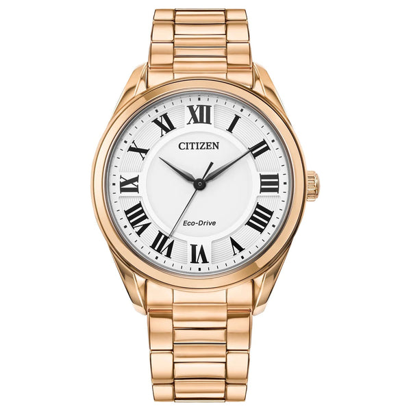55A Citizen Arezzo Eco-drive reloj para dama pulsera de acero inoxidable - Reloj original en Guatemala