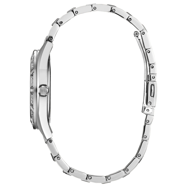 57L Reloj Citizen Silhouette Crystal Eco-drive de dama pulsera de metal 34 mm - Vista lateral