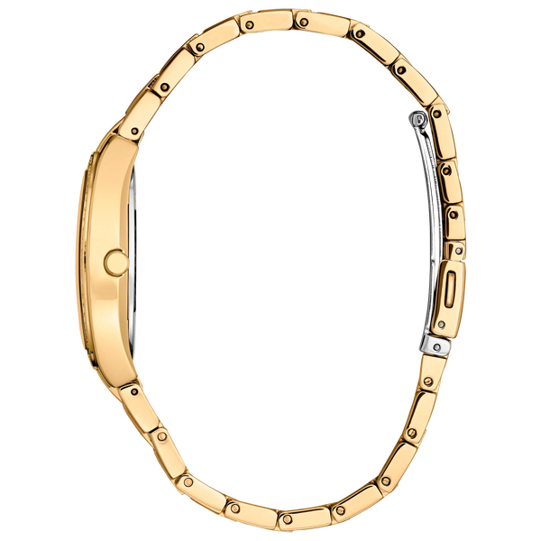 50A Reloj Citizen Crystal de dama pulsera de metal Eco-Drive - Vista lateral