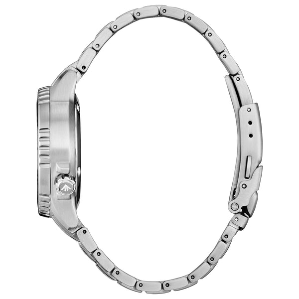 50X Reloj Citizen Promaster de mujer correa de metal - Vista lateral