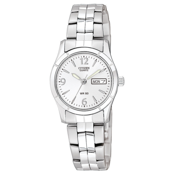57A Reloj Citizen Quartz Elegance Mujer Acero Inoxidable Plateado - Reloj original en Guatemala