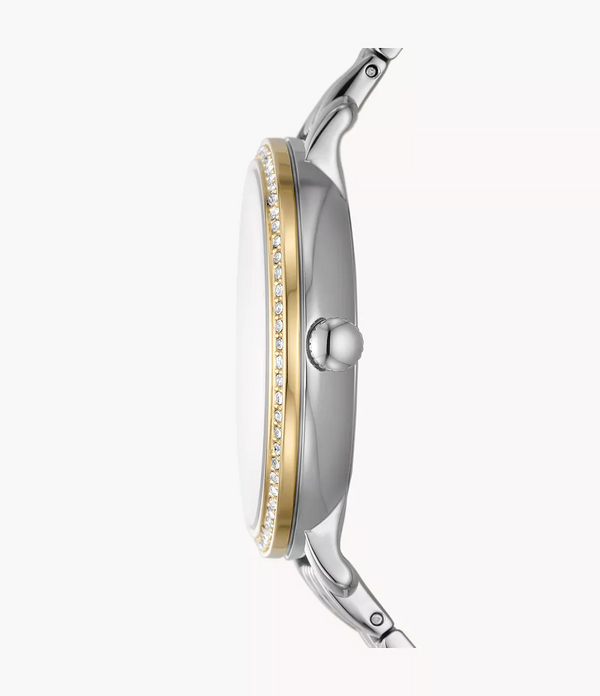 Reloj Fossil Jacqueline de mujer correa de metal - Vista lateral