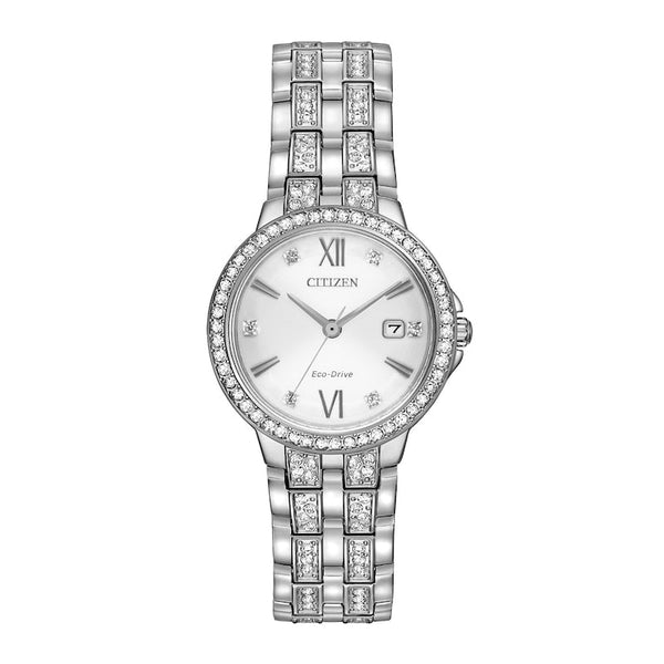 63A Reloj Citizen Silhouette de mujer correa de metal - Reloj original en Guatemala