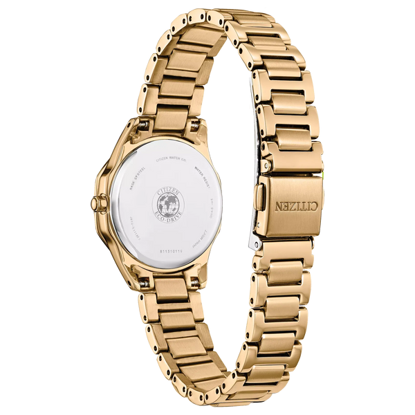 59A Reloj Citizen Corso de dama pulsera de metal 28mm Eco-drive - Vista lateral