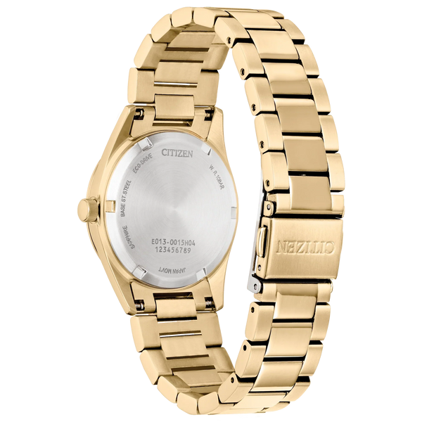 Reloj Citizen Eco-Drive Mujer Acero Tono Dorado - Vista lateral