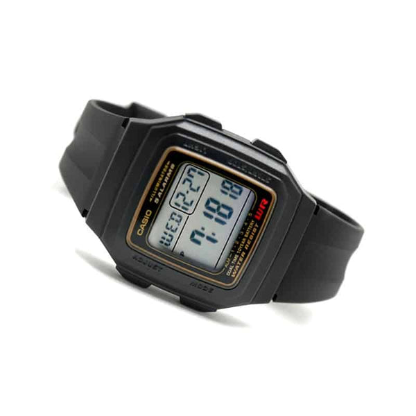 F-201WA-9A Reloj Casio para Hombre, Illuminator 10 Años de Batería — imagen 2 de 3