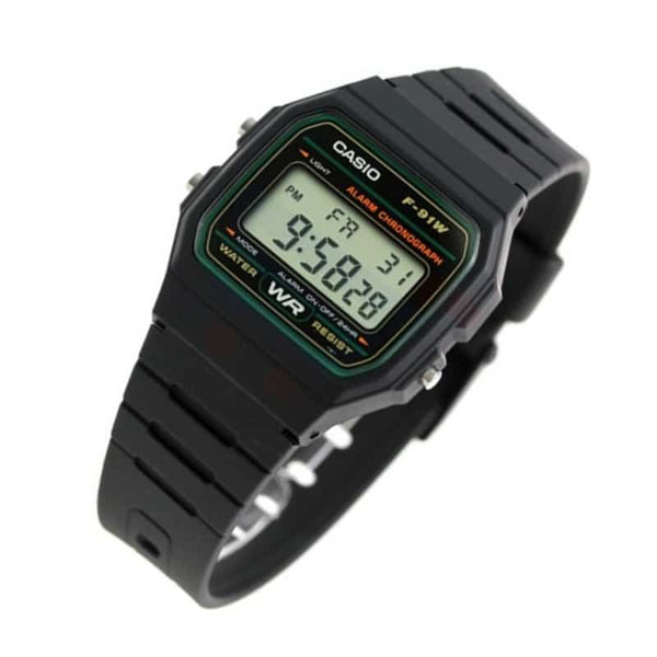 F-91W-3 Reloj Casio Unisex, Vintage Clásico - Negro
