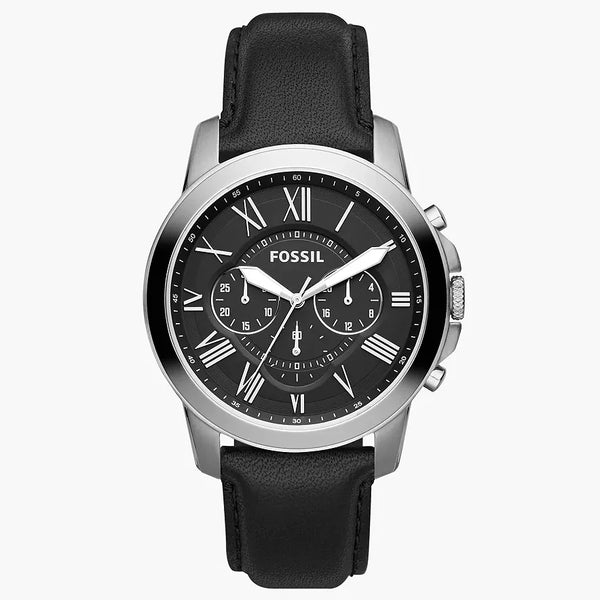Reloj Fossil Grant Hombre Correa Cuero Negro - Reloj original en Guatemala