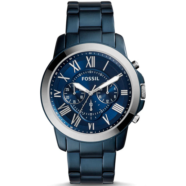 Reloj Fossil Grant Hombre Pulsera Metal Azul - Reloj original en Guatemala
