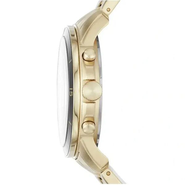 Reloj Fossil Grant Hombre Acero Inoxidable Dorado - Vista lateral