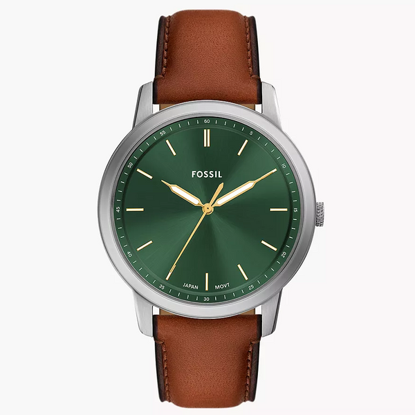 FS6094 Reloj Minimalist de hombre correa de cuero