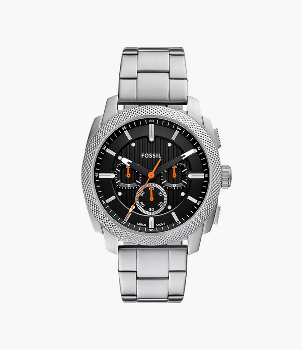 FS6095 Reloj Machine de caballero correa de metal