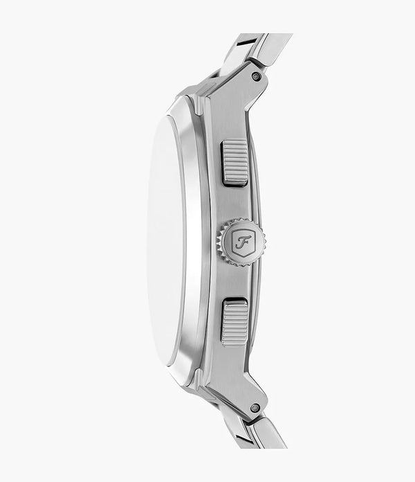 Fossil Reloj Everett de caballero correa de metal 44mm - Vista lateral