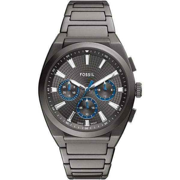 Fossil Reloj Everett Smoke de hombre banda de metal 44 mm - Reloj original en Guatemala