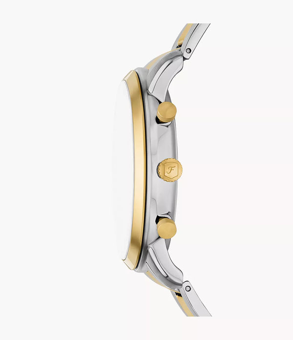 Reloj Fossil Neutra Hombre Acero Inoxidable Plateado - Vista lateral