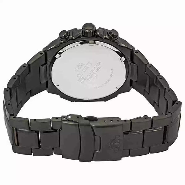Reloj Orient Chronograph Hombre Acero Negro Azul - Vista lateral