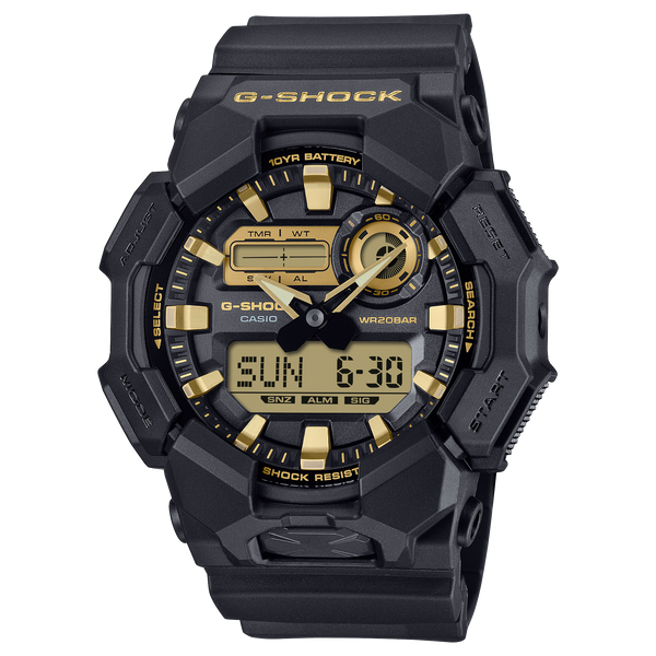 GA-010GB-1A9 Reloj G-Shock de hombre pulsera de caucho 10 años de batería - Reloj original en Guatemala