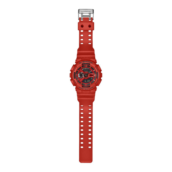 GA-110RRB Reloj G-Shock Hombre Resina Roja - Vista lateral