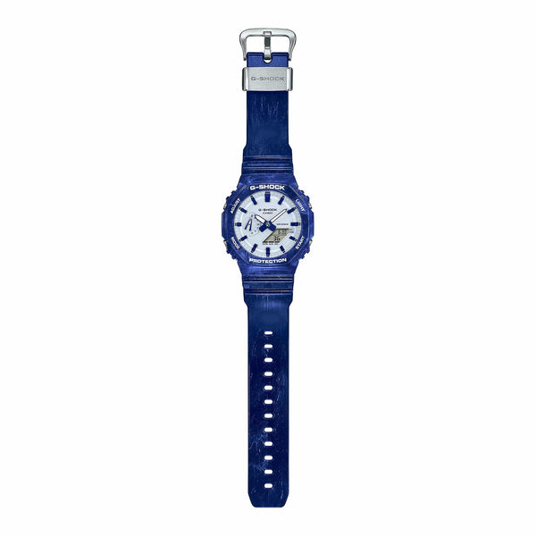 GA-2100BWP Reloj G-Shock GA-2100 Hombre Resina Azul - Vista lateral