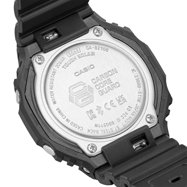 GA-B2100BBR Reloj G-Shock Bluetooth Hombre Resina Negro - Vista lateral