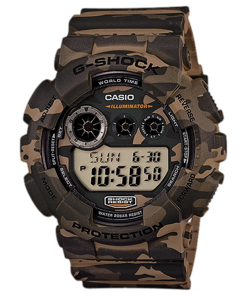 GD-120CM Reloj G-Shock Hombre Resina Camuflaje - Reloj original en Guatemala