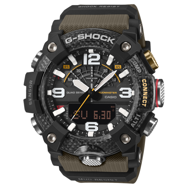 GG-B100X-1A3 Reloj G-Shock mudmaster Master of G de hombre correa de silicona - Reloj original en Guatemala