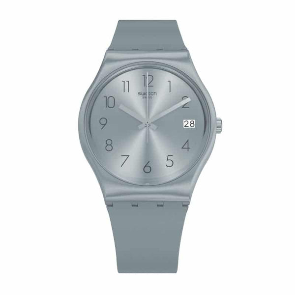 Reloj Swatch Azulbaya Unisex Correa de Resina Gris - Reloj original en Guatemala