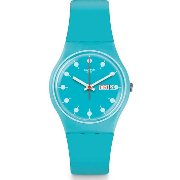 Reloj Swatch Venice Beach Mujer Silicona Turquesa - Reloj original en Guatemala
