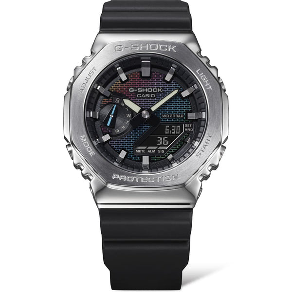 GM-2100RW Reloj G-Shock GM-2100 Hombre Caja Acero Negro - Vista lateral