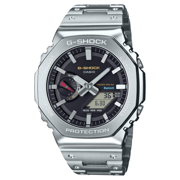 GM-B2100SD-1C Reloj G-Shock de caballero correa de metal Bluetooth 50 mm — original con garantía, La Relojería GT