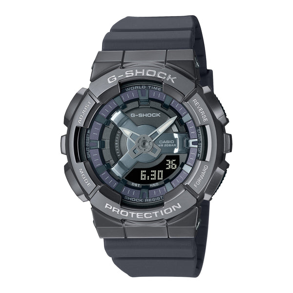 GM-S110B Reloj G-Shock Unisex Resina Gris Oscuro - Reloj original en Guatemala