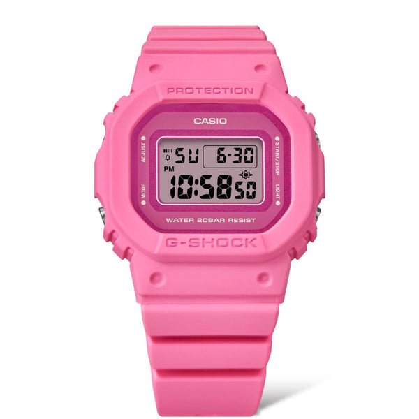 GMD-S5610PP-4 Reloj G-Shock de dama pulsera de caucho - Resina Rosa
