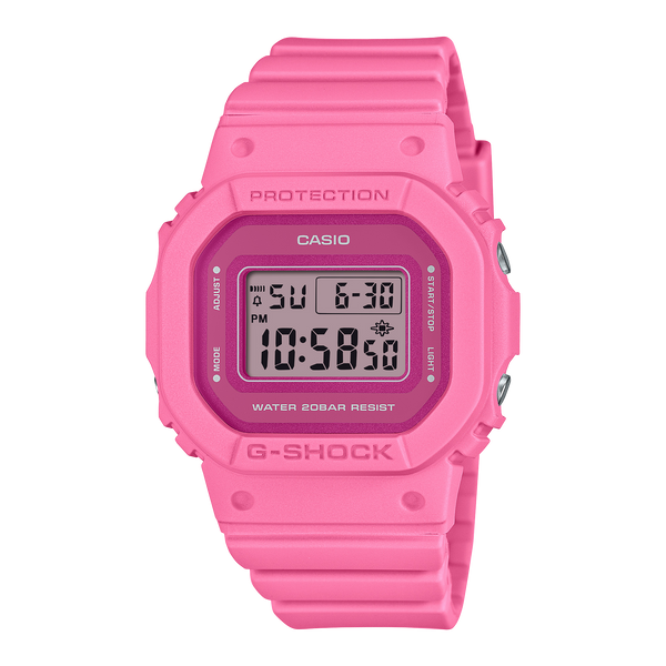 GMD-S5610PP-4 Reloj G-Shock de dama pulsera de caucho - Resina Rosa