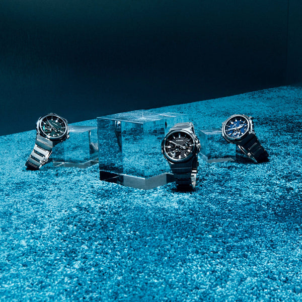 B1000D-1A Reloj G-Shock de hombre correa de metal - Vista lateral