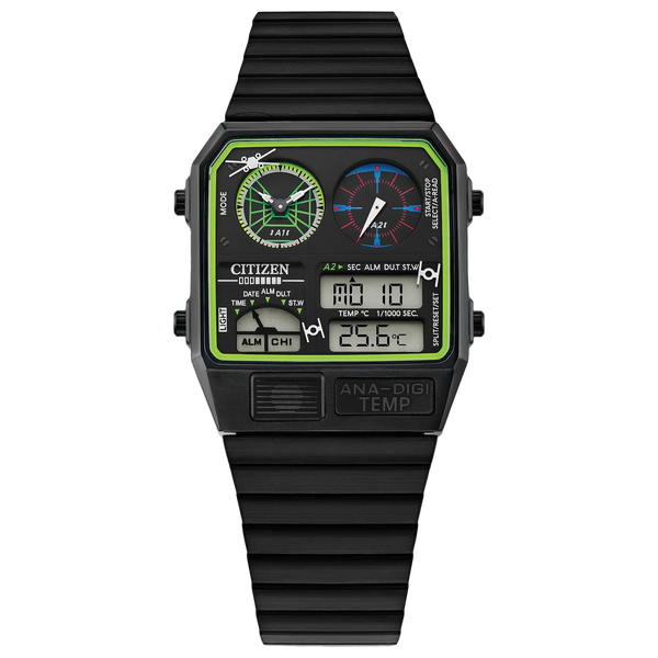 Reloj Citizen Star Wars Hombre Correa Caucho Negro - Reloj original en Guatemala