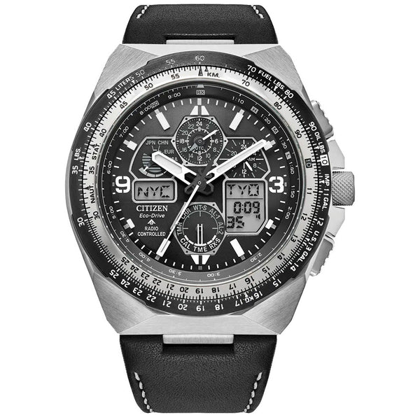 05E Reloj Citizen Promaster Skyhawk Eco-drive de caballero pulsera de cuero - Reloj original en Guatemala