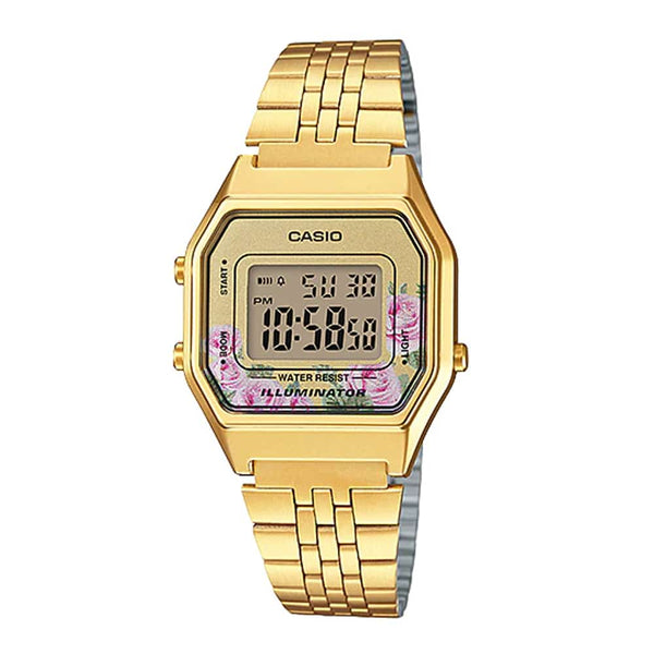 LA-680WGA-4C Reloj Casio para Mujer, Vintage Clásico Illuminator 34 mm — original con garantía, La Relojería GT