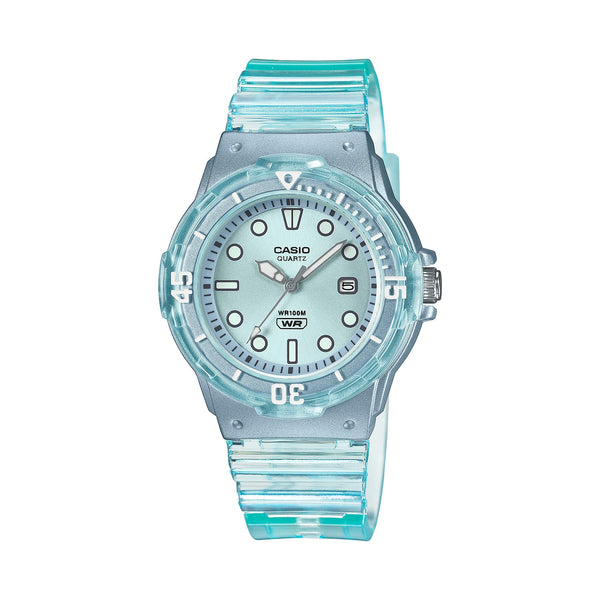 200HS Reloj Casio Mujer Correa Resina Azul Claro - Reloj original en Guatemala