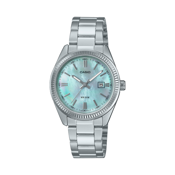 Reloj LTP-1302DS-2AV Casio de dama pulsera de metal análogo — original con garantía, La Relojería GT