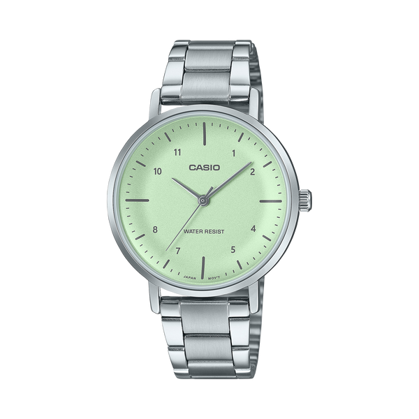LTP-VT03D-3B Casio de dama pulsera de acero inoxidable
