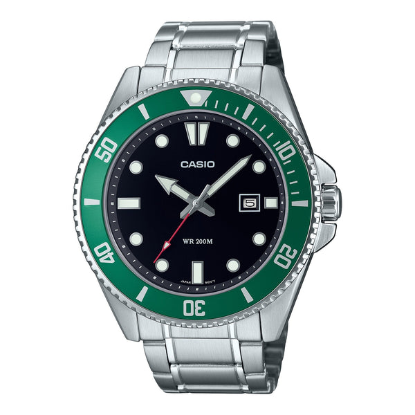 MDV-107D-3AV Casio Reloj para Hombre - Plateado