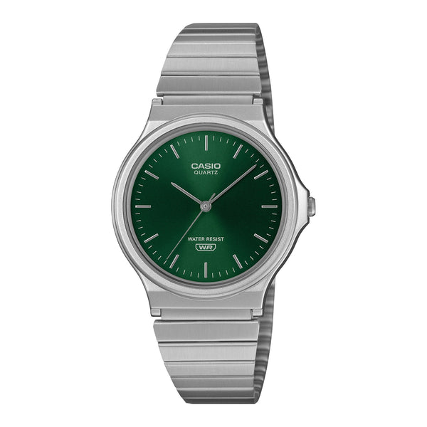 MQ-24DA-3A Reloj Casio Vintage unisex correa de metal - Acero Inoxidable Plateado
