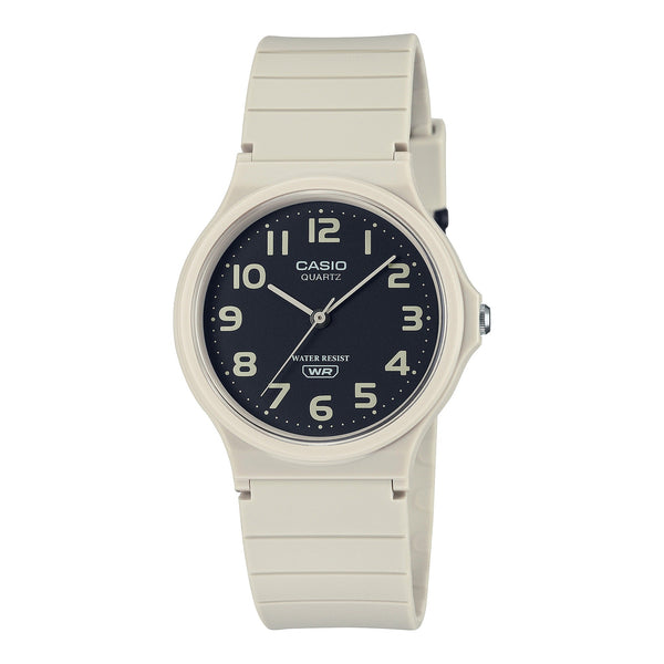 MQ-24UC Reloj Casio Clásico Unisex Resina Beige - Reloj original en Guatemala