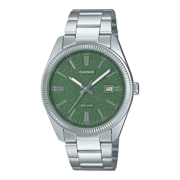 MTP-1302DA-3AV Reloj Casio de hombre correa de acero inoxidable 44 mm — original con garantía, La Relojería GT