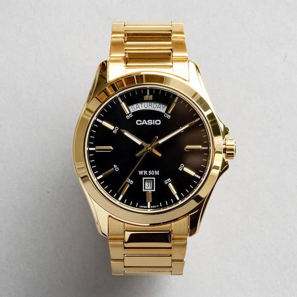 MTP-1370G-1AV Reloj Casio de hombre correa de metal — imagen 2 de 3