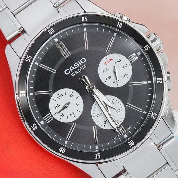 MTP-1374D-1A3V Casio reloj para caballero pulsera de metal — imagen 2 de 3